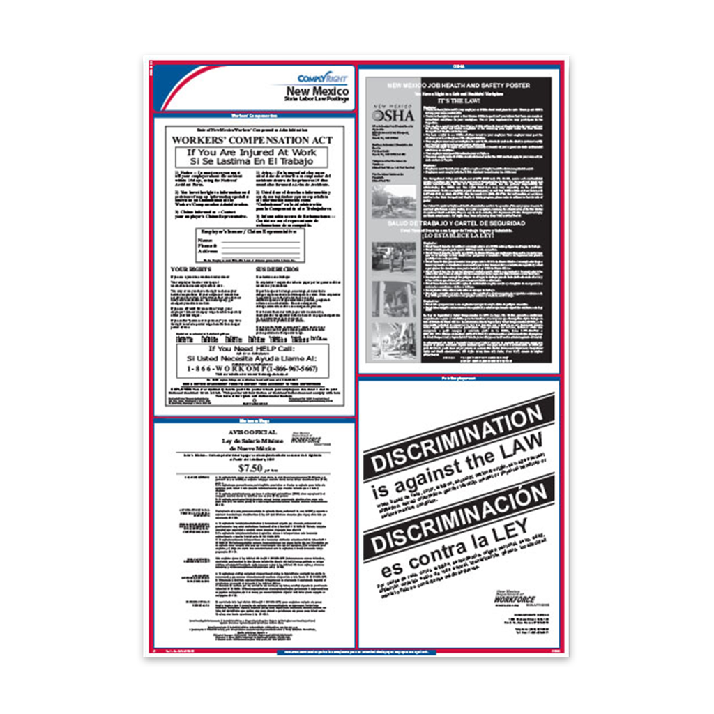 State Labor Law Poster - Spanish
