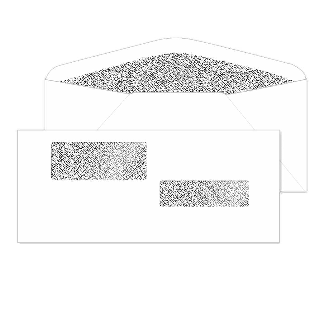 [5001] Gum Seal Double Window Envelope for ADP Checks