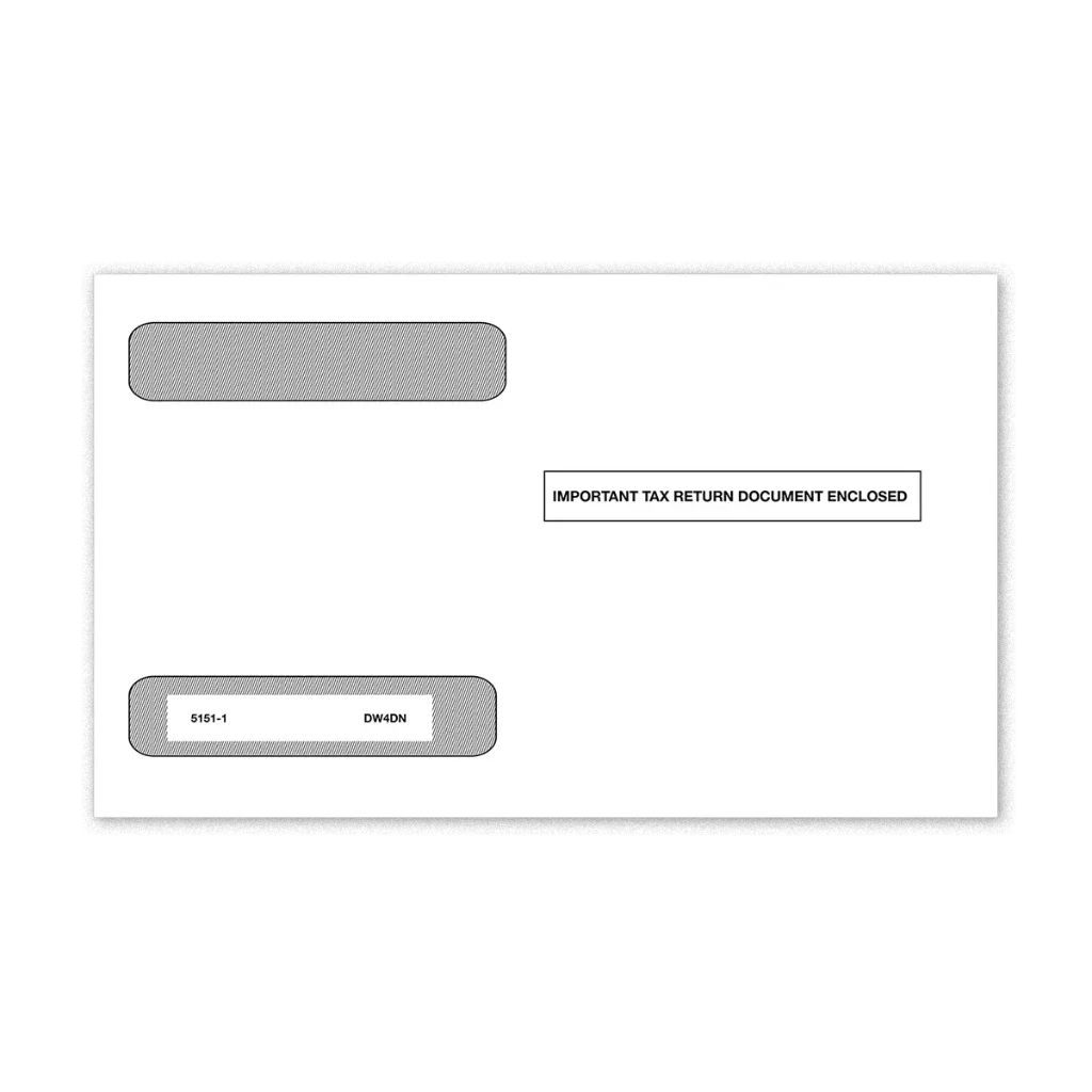 4-Up W-2 Tax Form Envelope (5151ENV)
