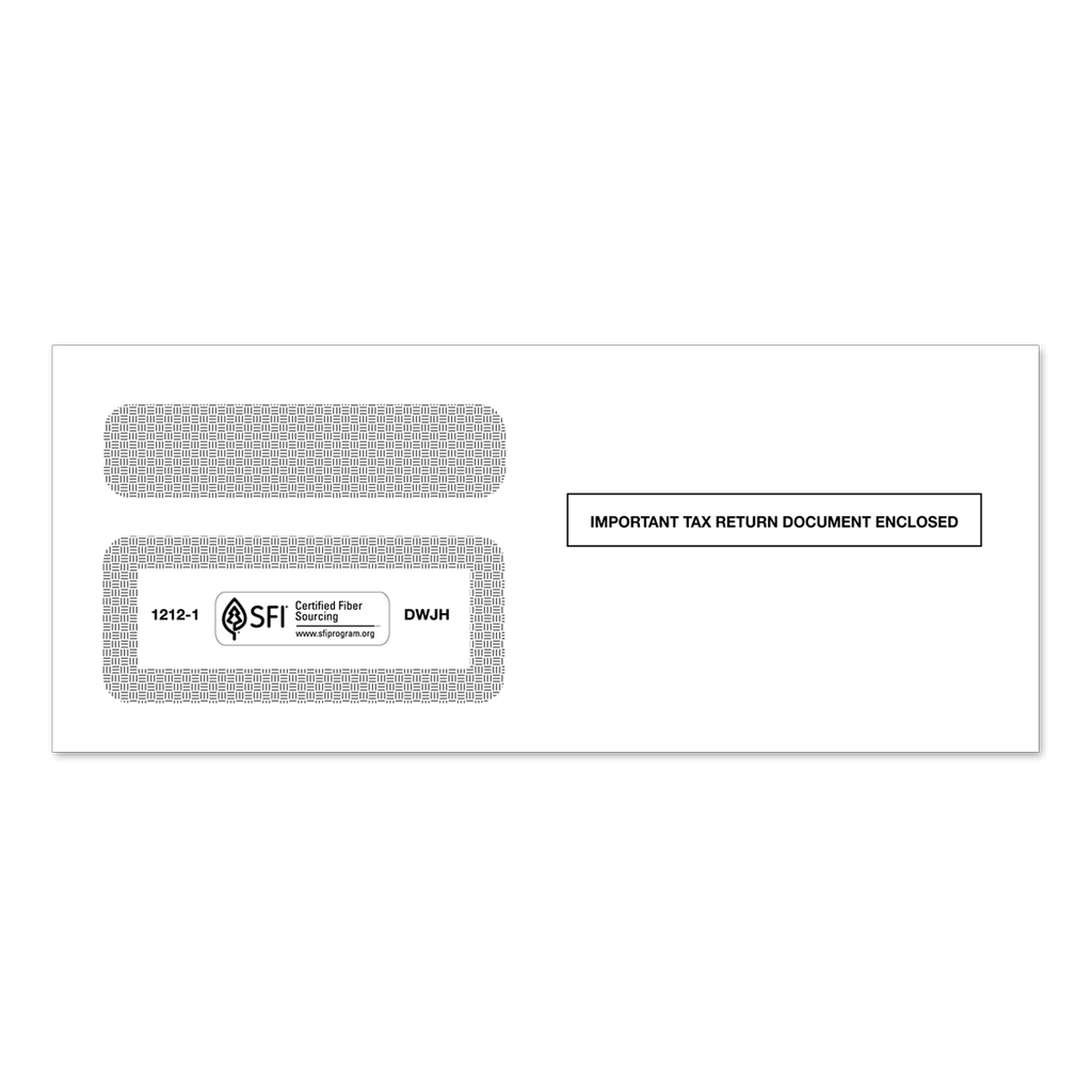1099 Tax Form Envelope (1212)