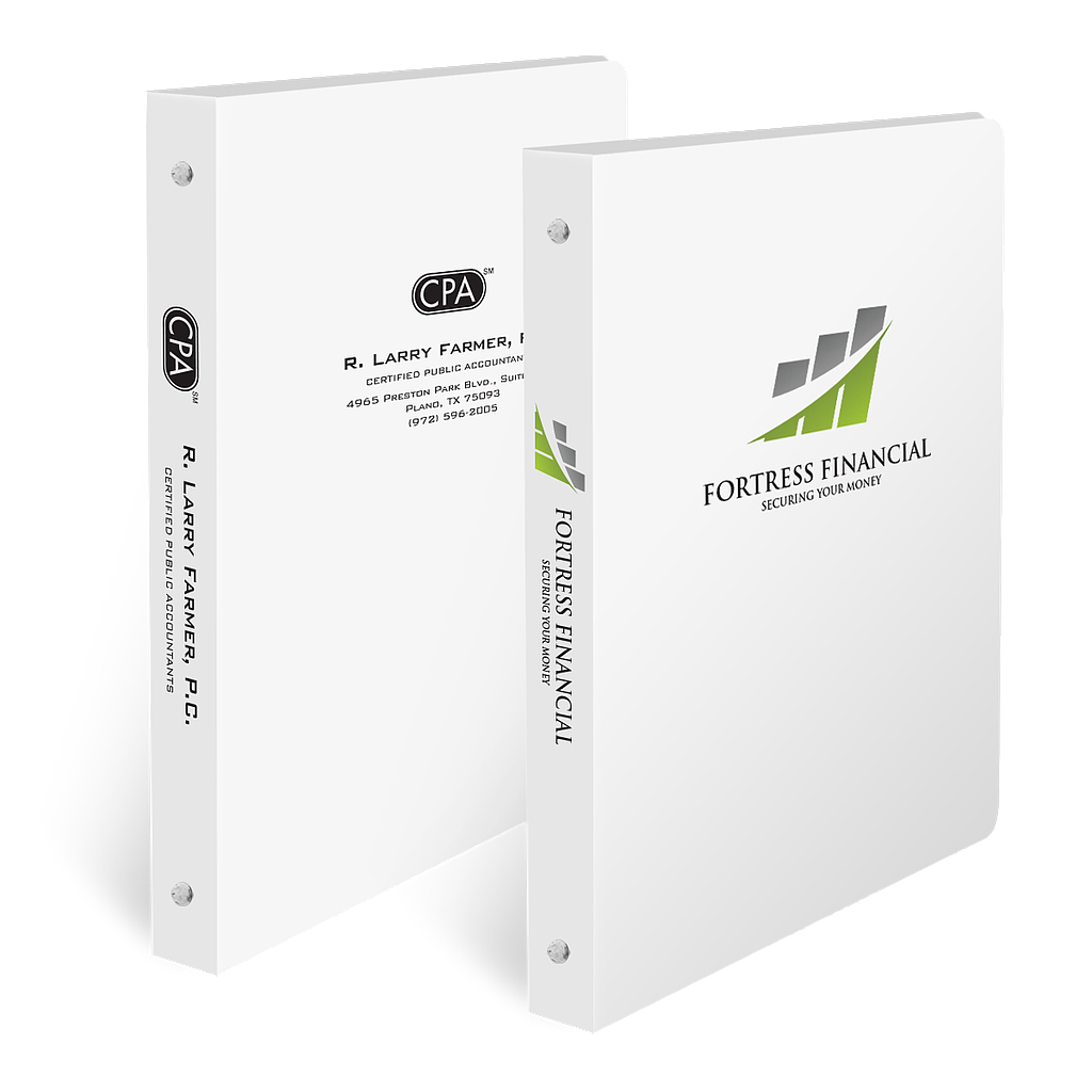 Printed Gloss Laminated 3-Ring Binders