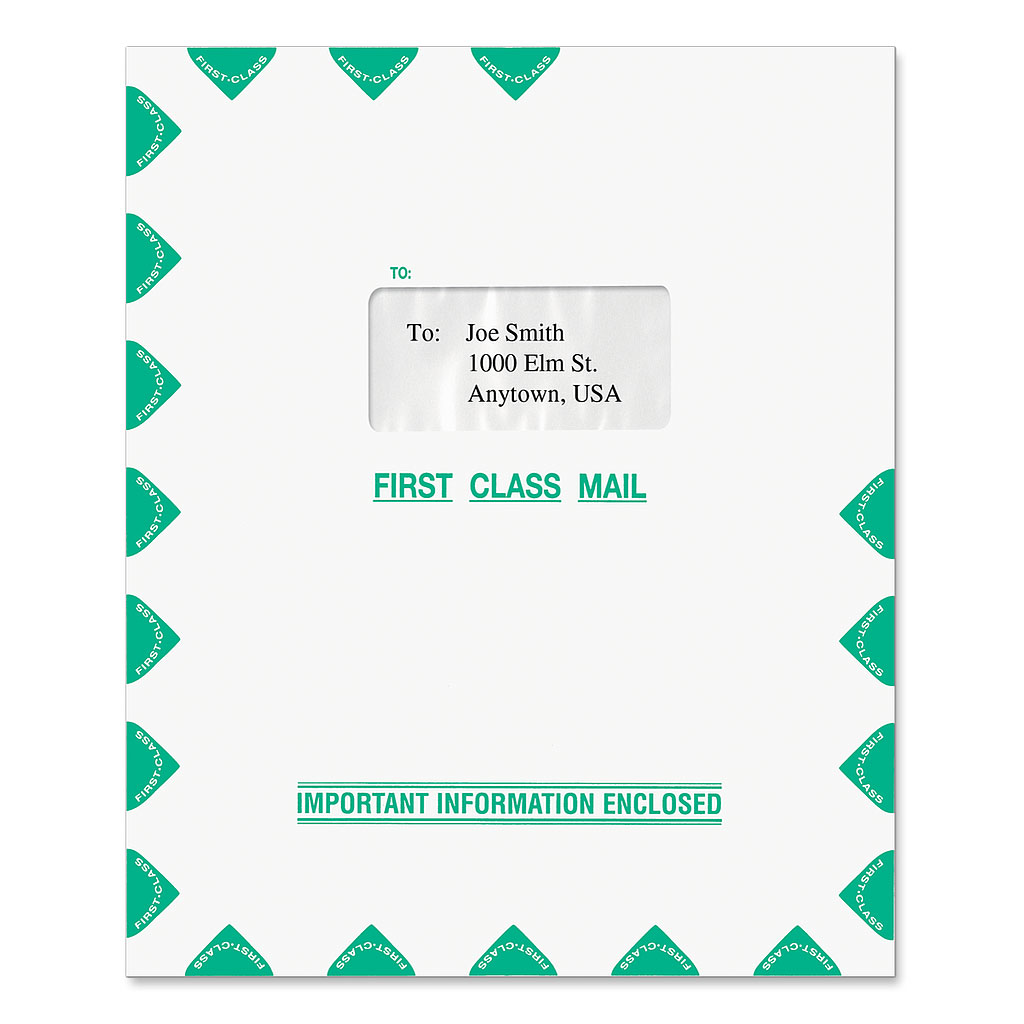 [030-606] Tax Software Envelope - Single Window 9.5 x 11.5