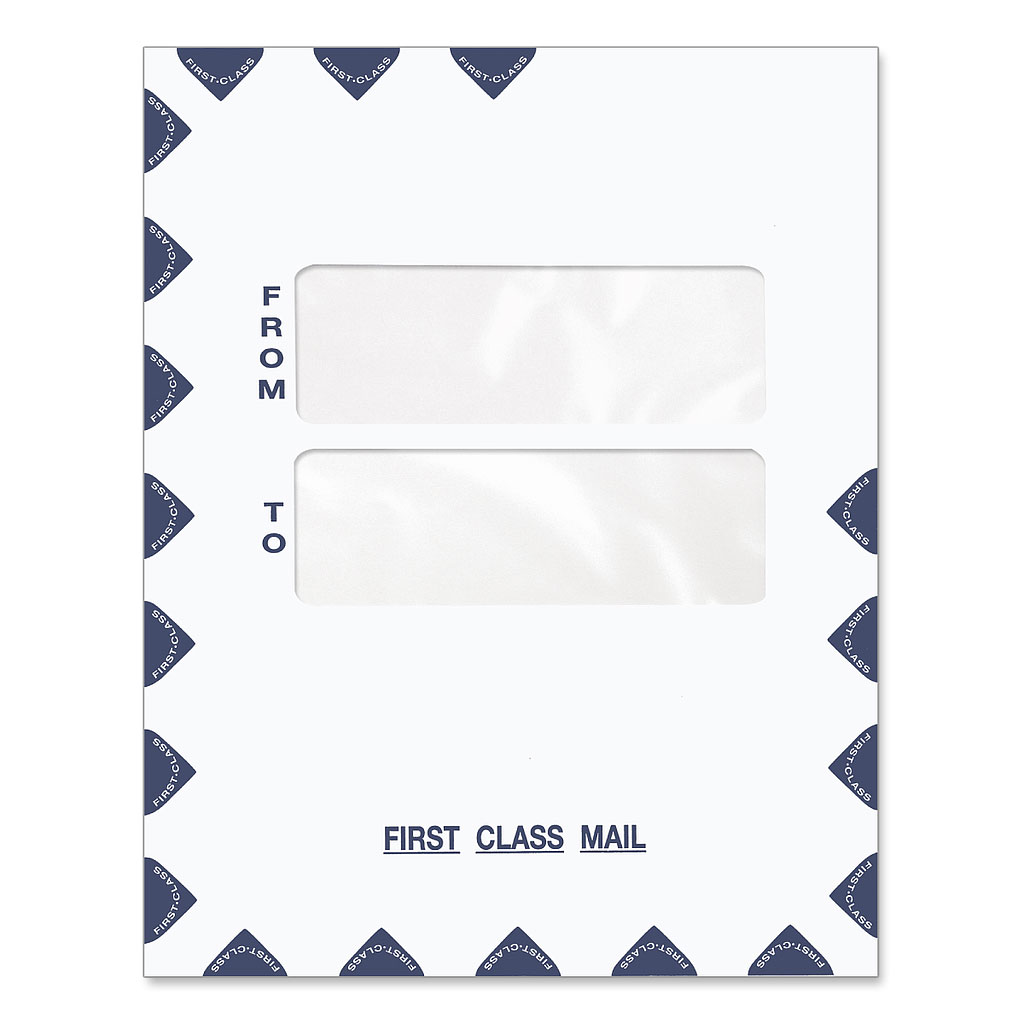 [030-603] Tax Software Envelope - Centered Windows 9.5 x 12