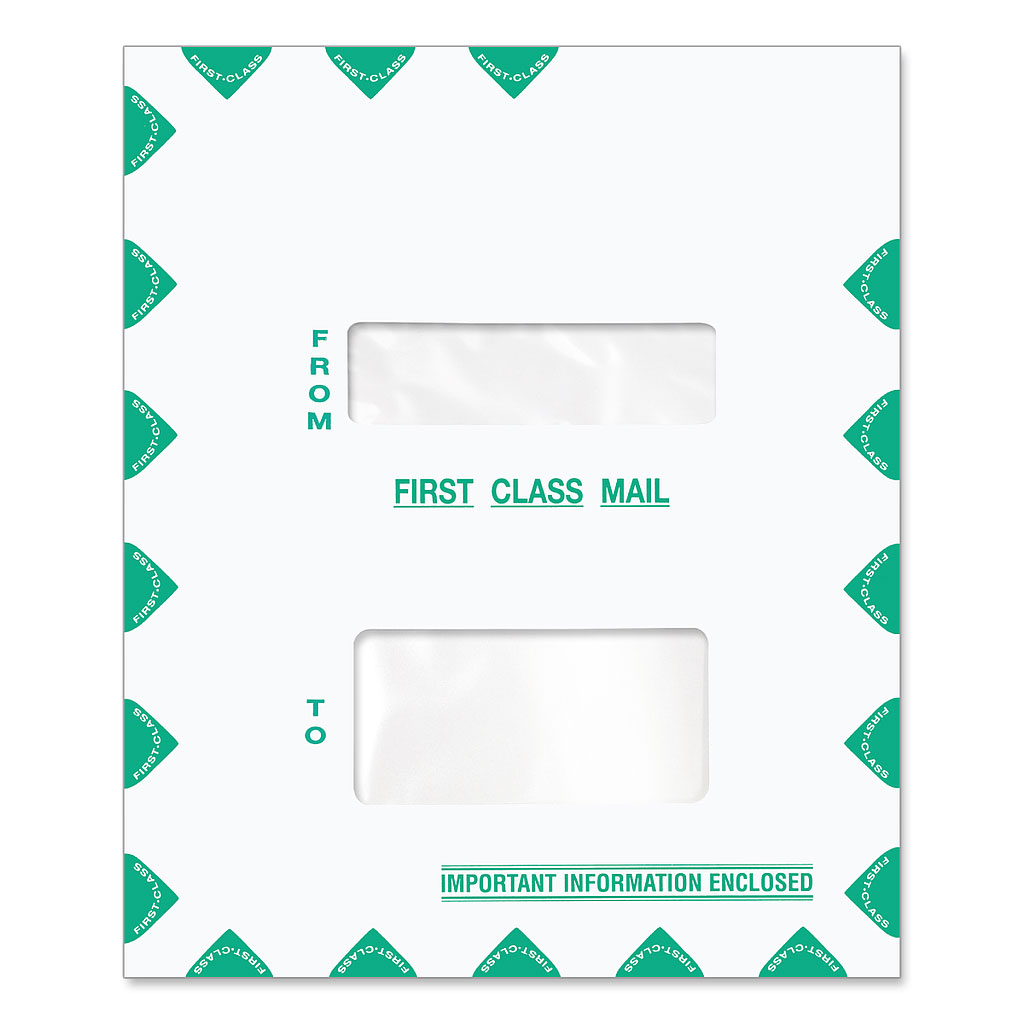 [030-607] Tax Software Envelope - Double Window 9.5 x 11.5