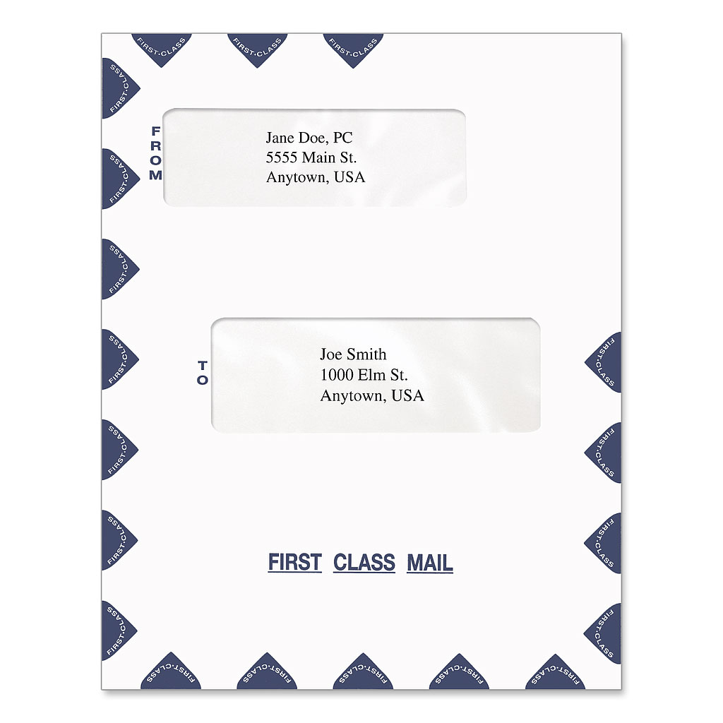 Tax Software Envelope - Small Offset Windows 9.5 x 12