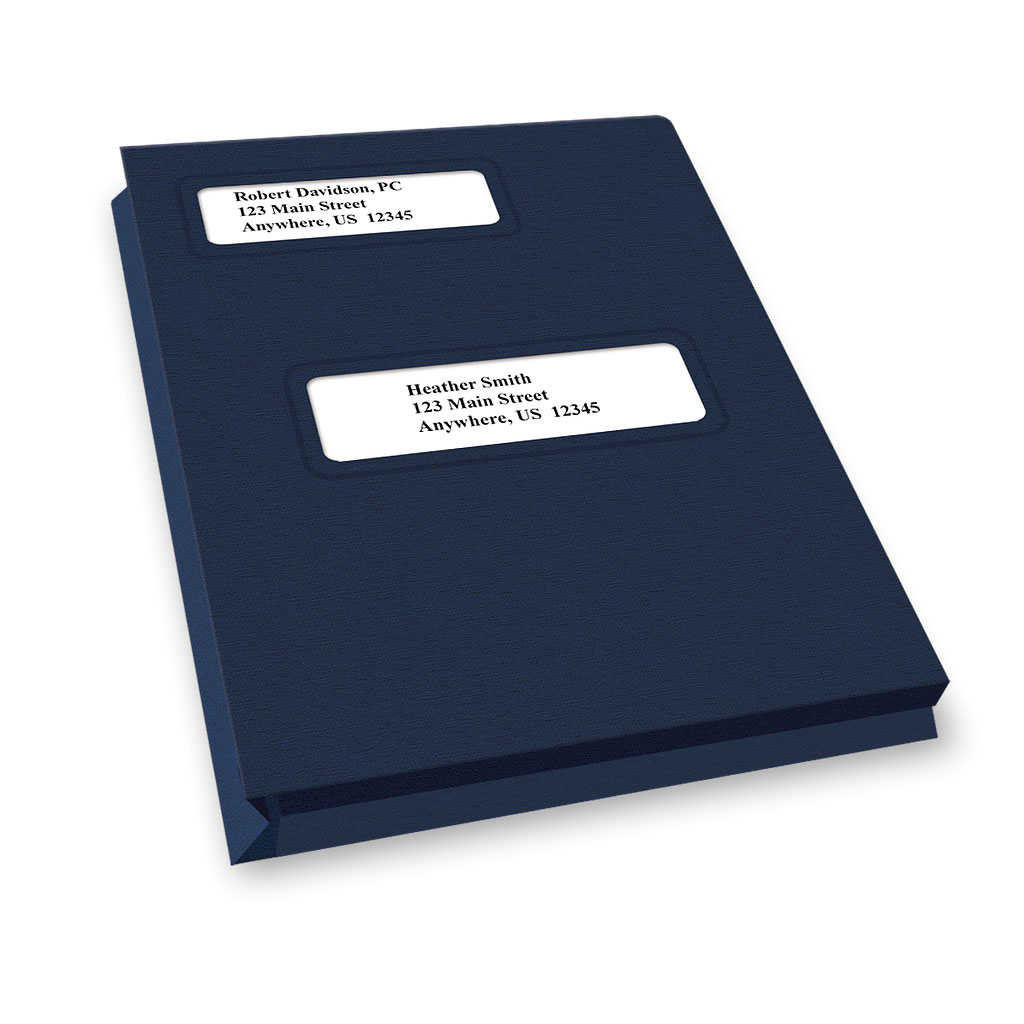 [291-U70-EX] Expandable Tax Software Folders - Small Offset Windows
