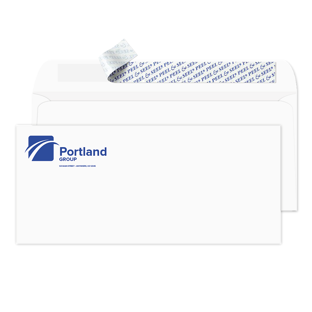 [030-040] #10 Regular Envelopes - Peel & Seel (1-Color Printing)