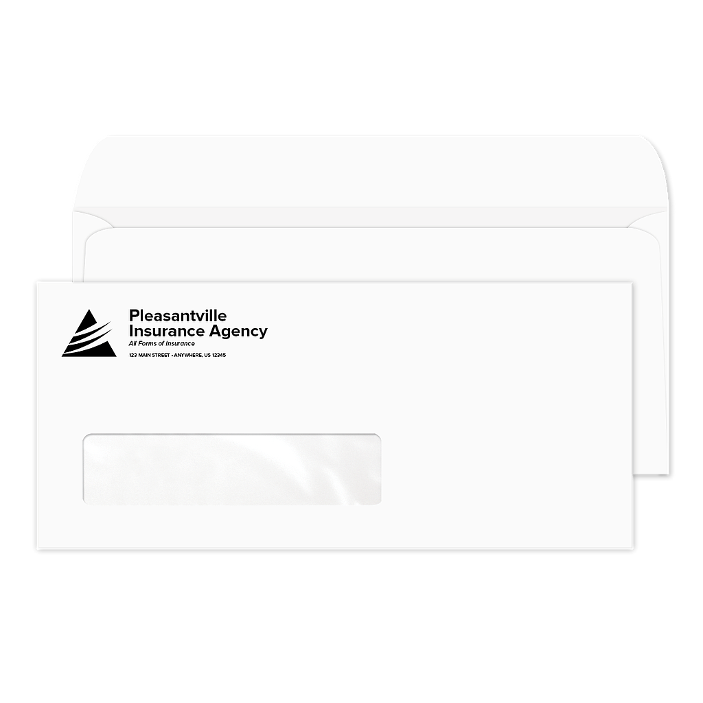 [030-020] #10 Window Envelopes (1-Color Printing)