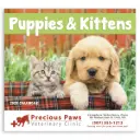 Puppies & Kittens Wall Calendar