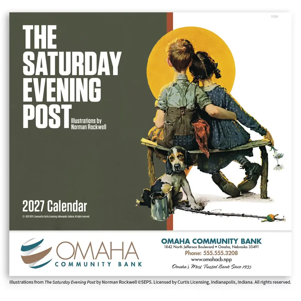 The Saturday Evening Post Wall Calendar