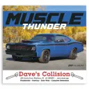 Muscle Thunder Car Wall Calendar