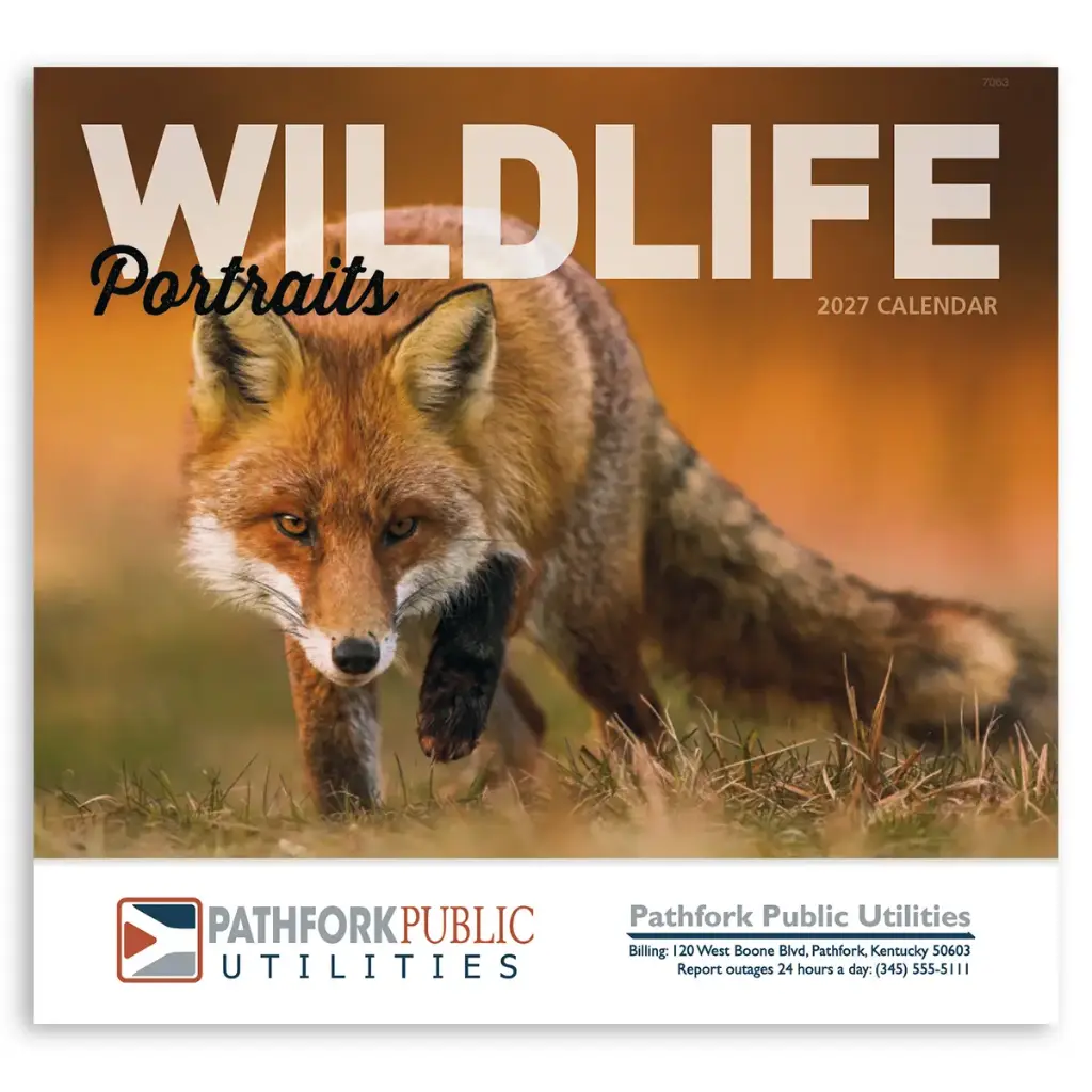 Wildlife Portraits Wall Calendar