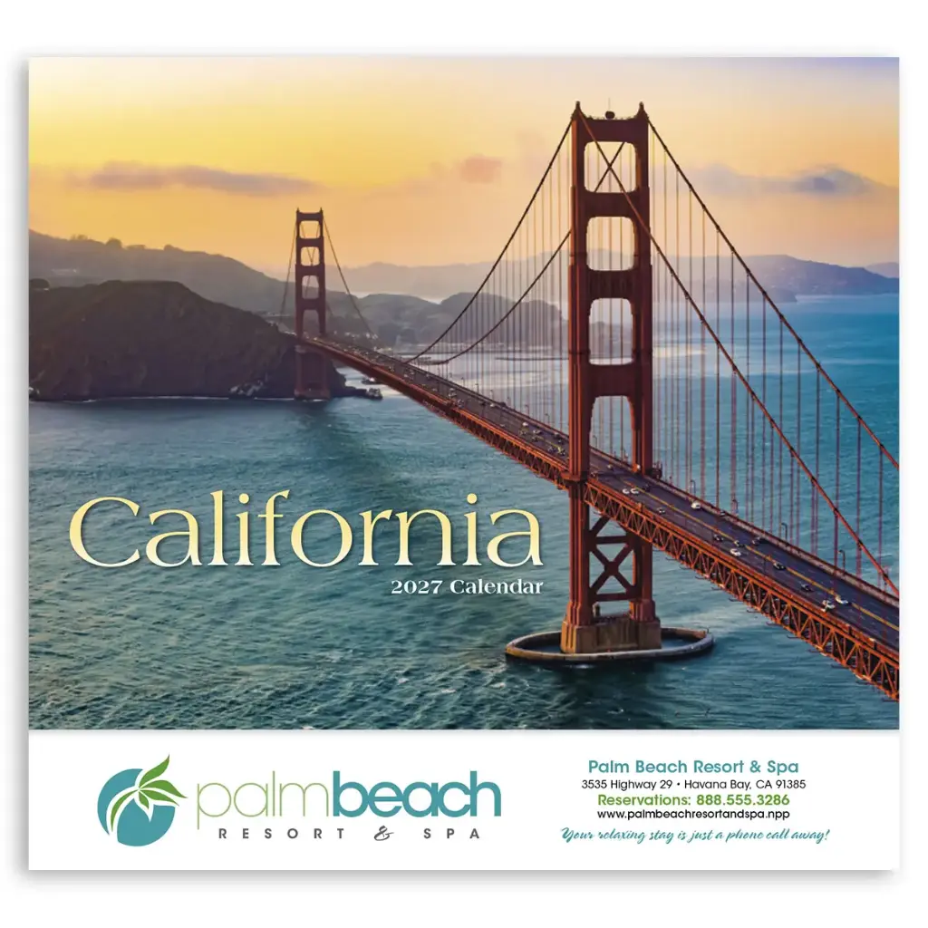 California State Appointment Wall Calendar