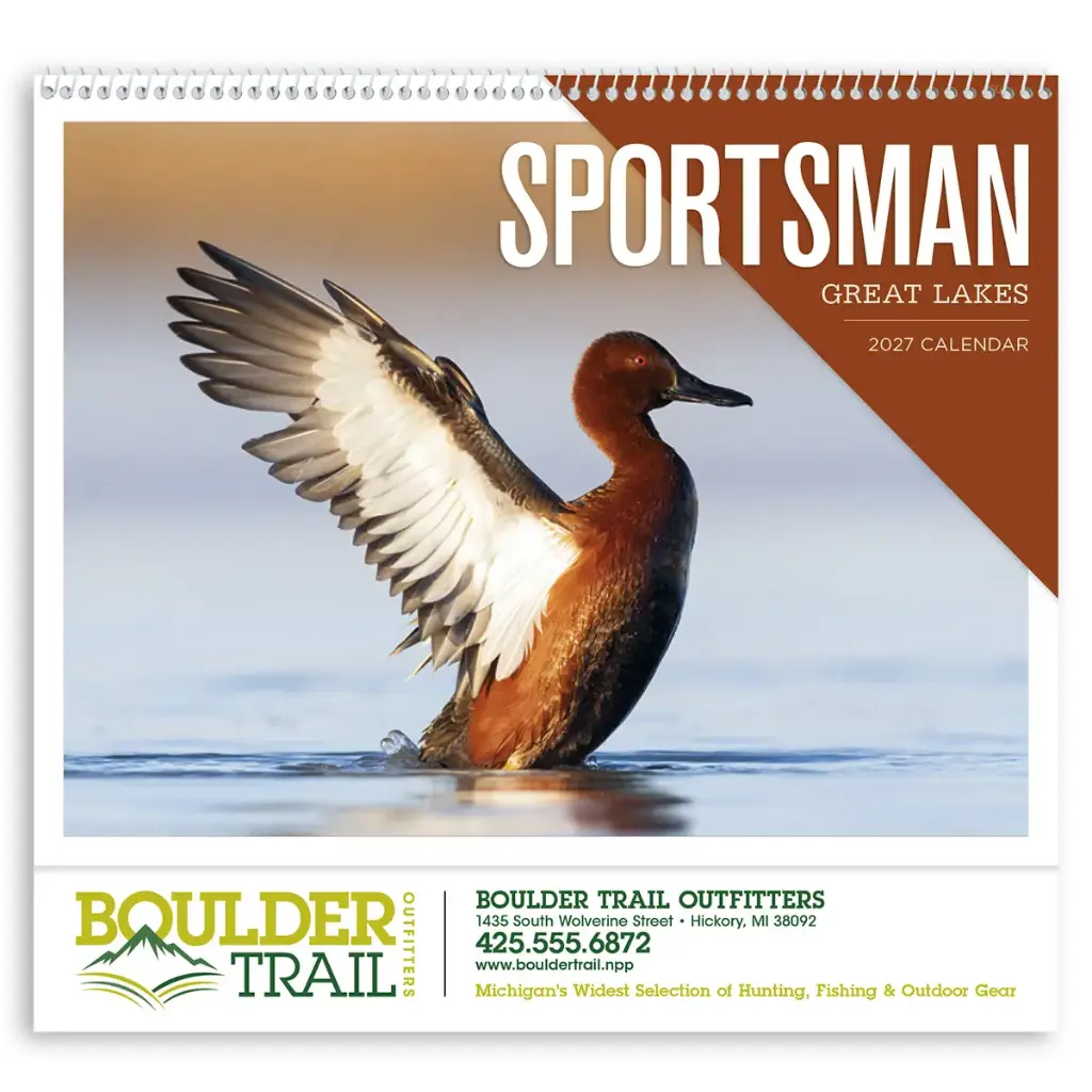 Great Lakes Sportsman Wall Calendar