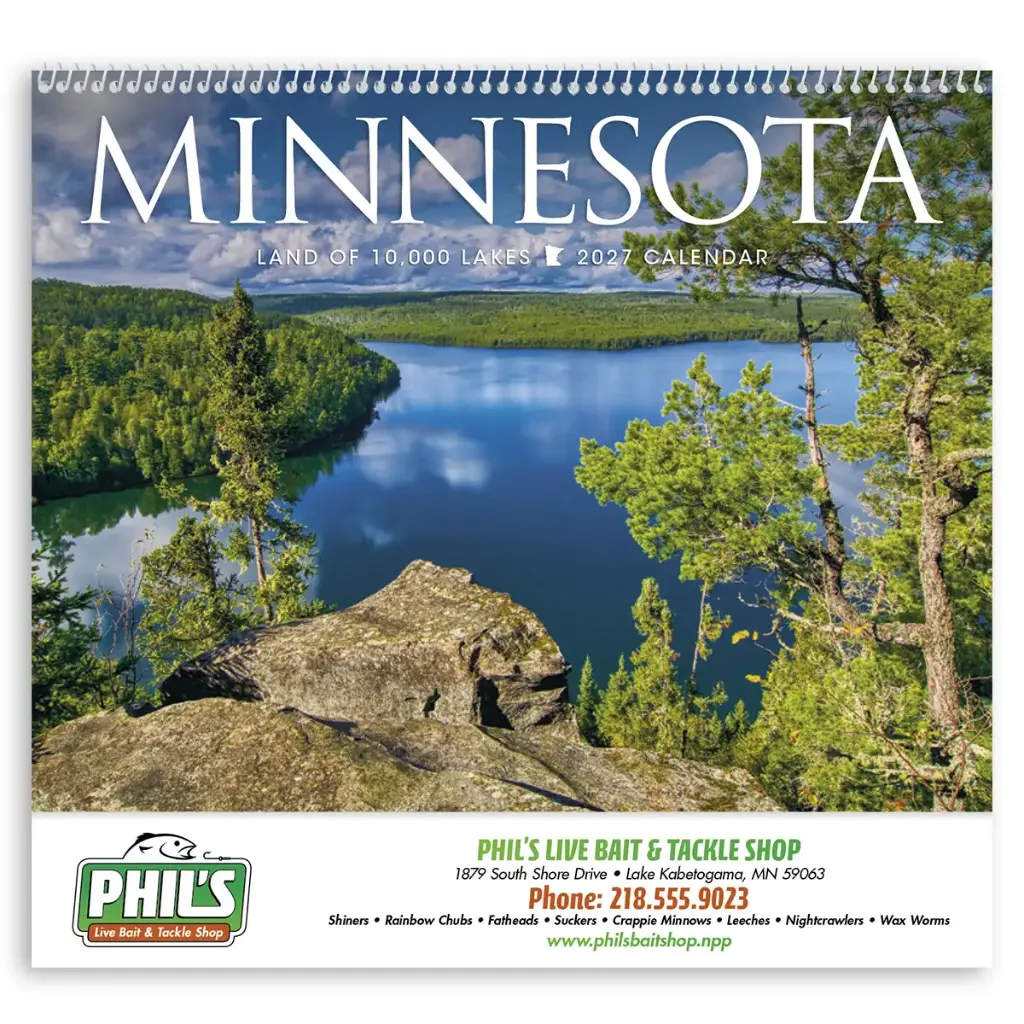 Minnesota State Wall Calendar