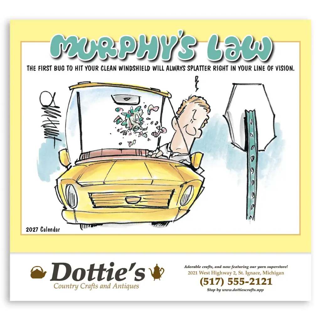 Murphy's Law Appointment Wall Calendar