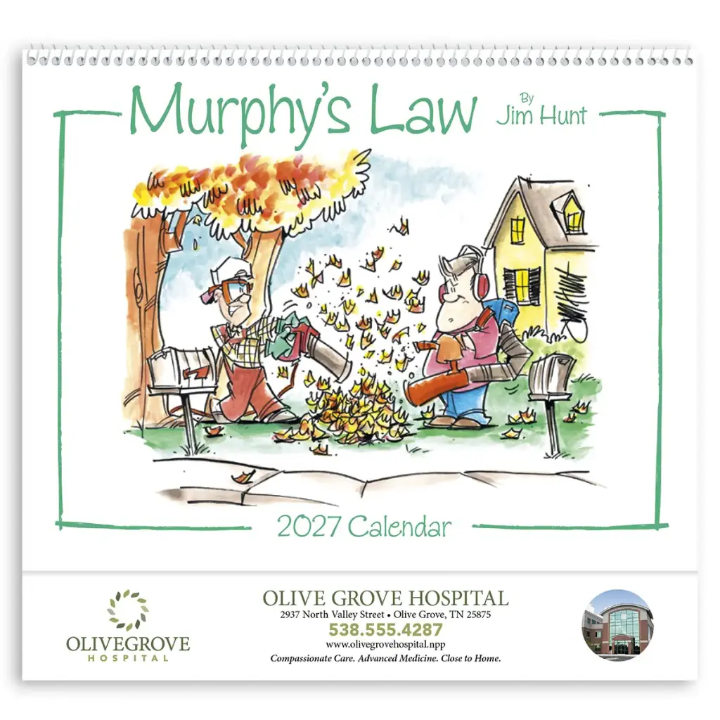 Murphy's Law Wall Calendar - Spiral