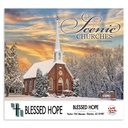 Scenic Churches Wall Calendar