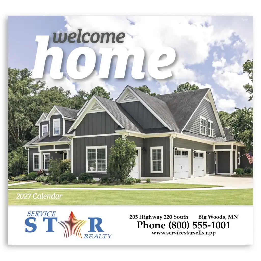 Welcome Home Wall Calendar