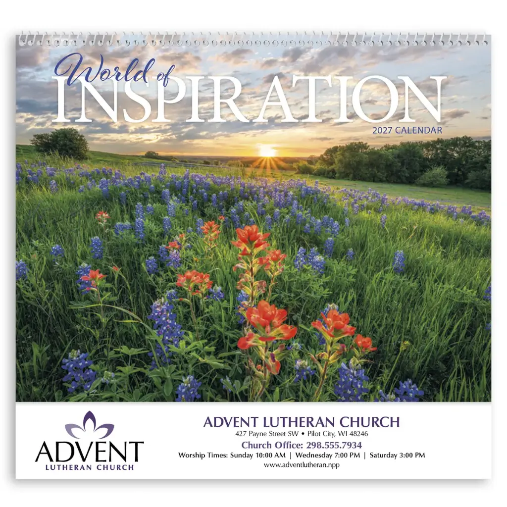World of Inspiration Wall Calendar