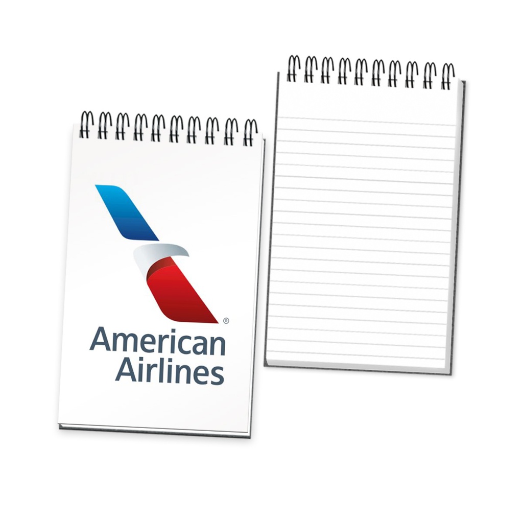 [JN3-00043] Custom Printed Notebook Journal 3.5 x 5.5 (50 Lined Sheets, Semi-Gloss Stock)