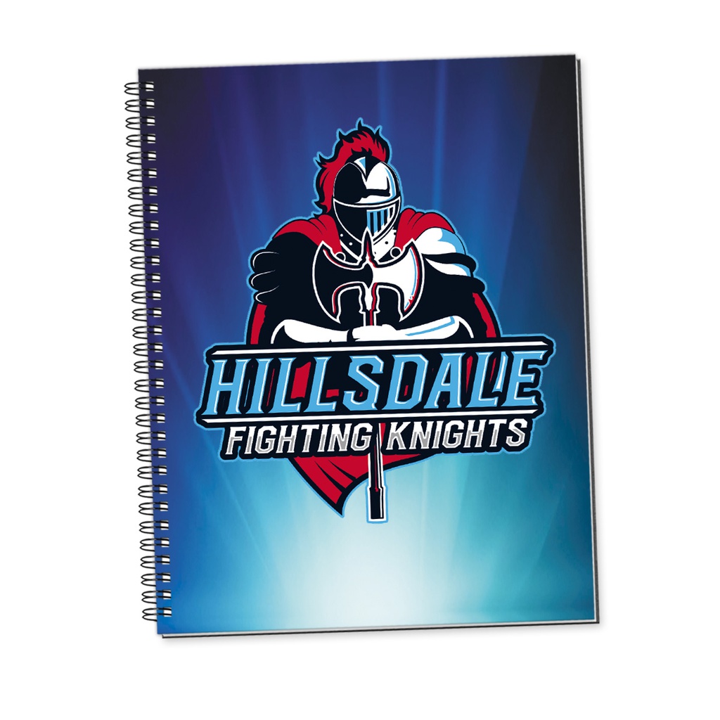 [JN8-00017] Custom Printed Journal 8.5 x 11 (50 Lined Sheets, Semi-Gloss Stock)