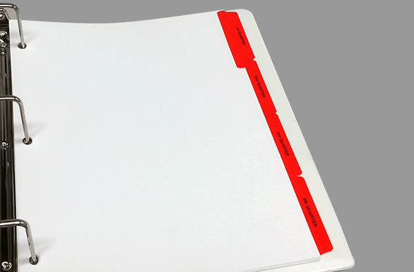 [ADP-B-TAB] ADP Binder Tabs
