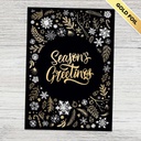 Season's Greetings Business Holiday Card