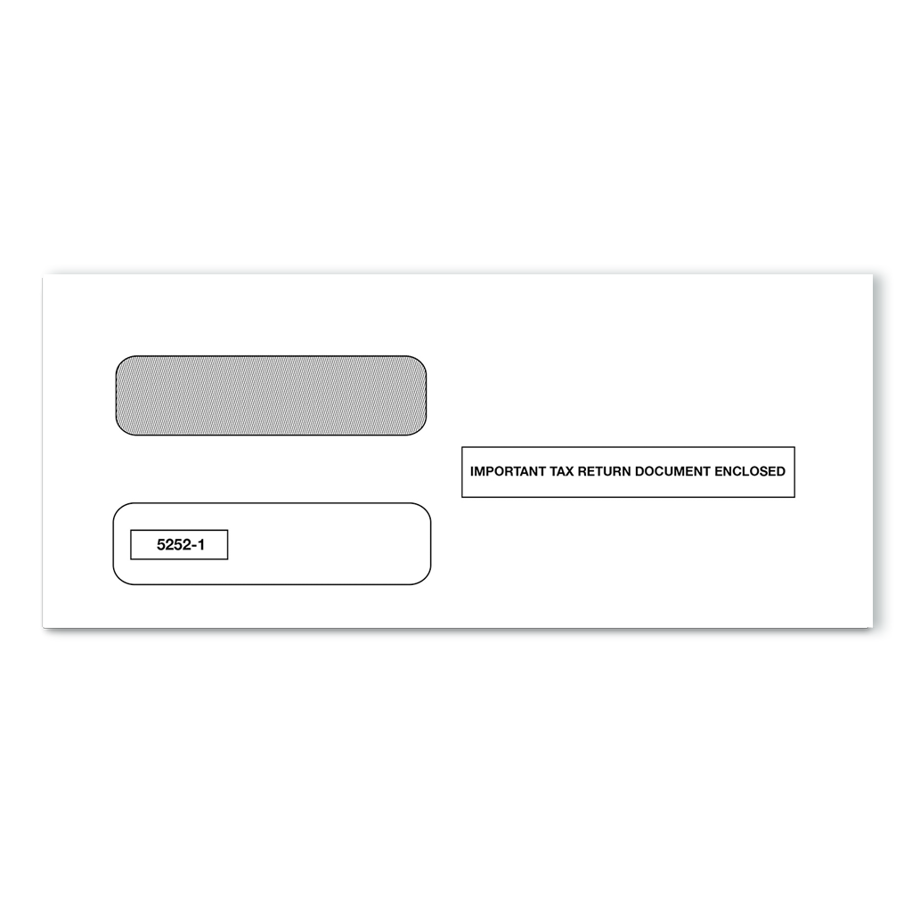 [52521] 3-Up 1099-MISC Tax Form Envelope (5252)