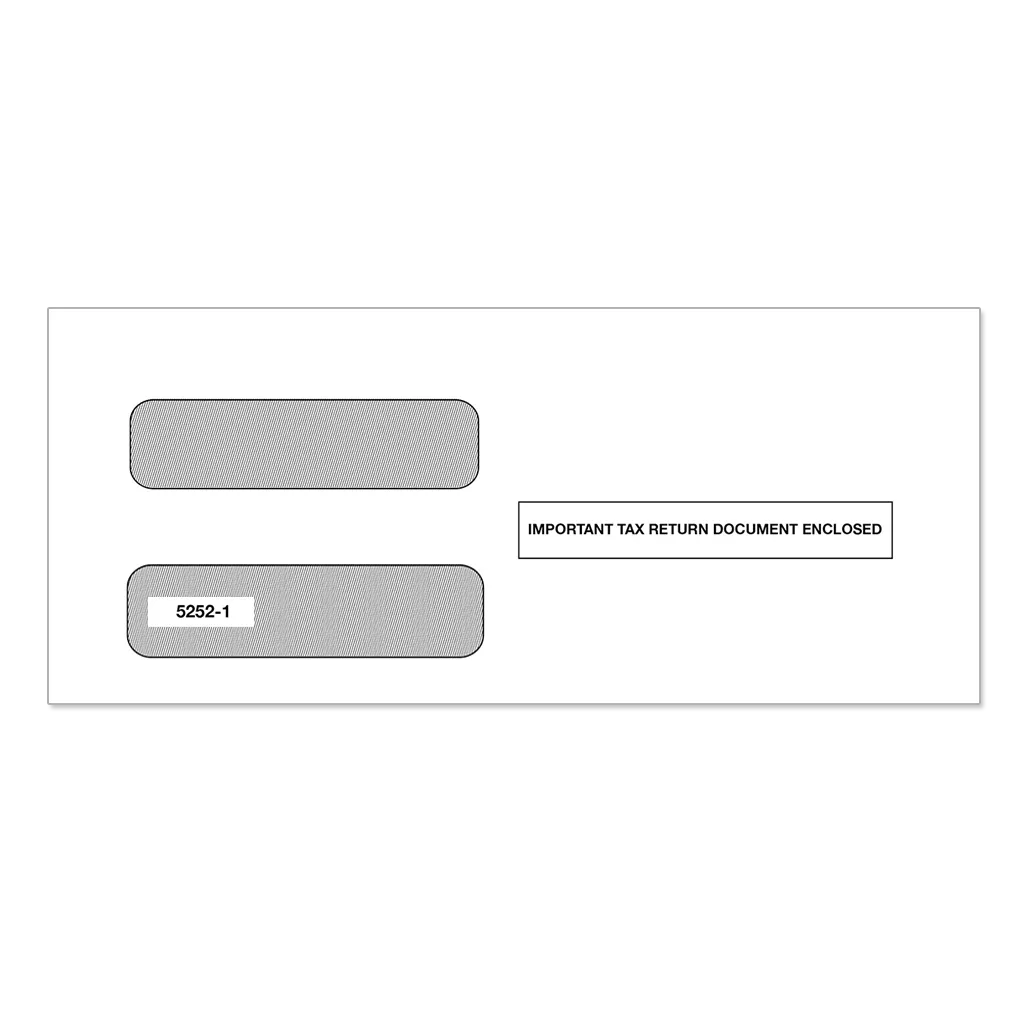 3-Up 1099-MISC Tax Form Envelope (5252)