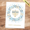 Happy Hanukkah Company Greeting Card