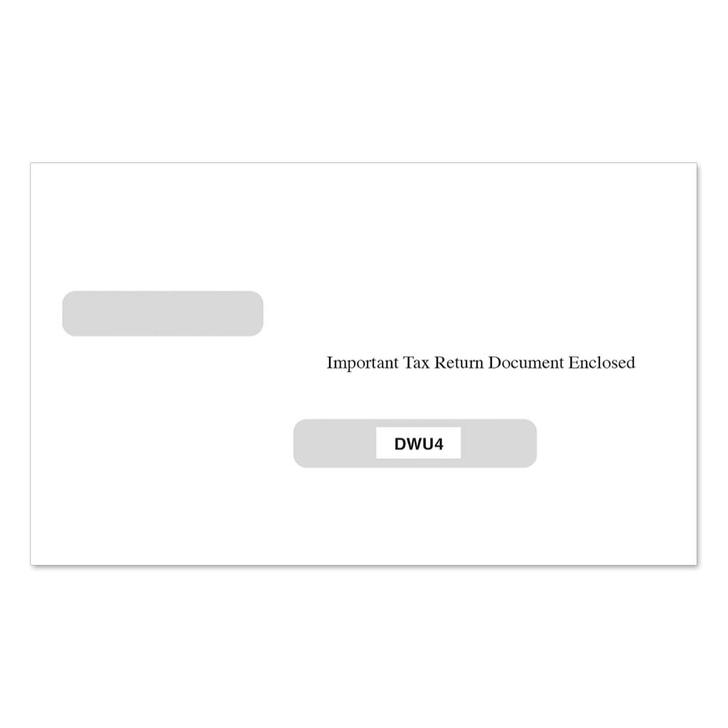 [DWU4] LU4 Universal Tax Form Envelope (DWU4)