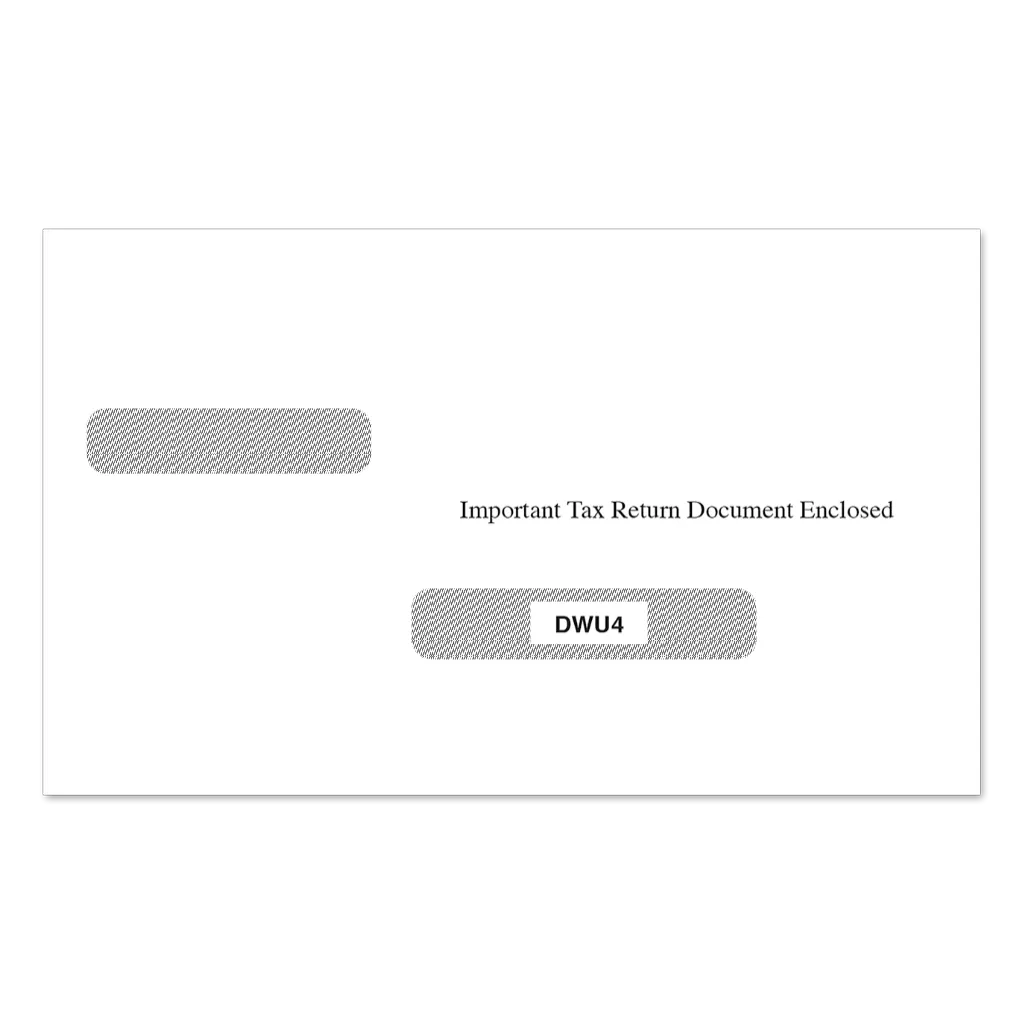 LU4 Universal Tax Form Envelope (DWU4)