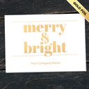 Merry & Bright Company Christmas Card