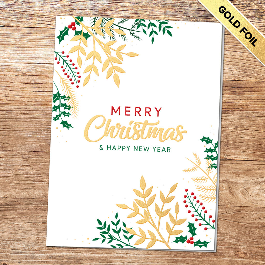 [310-1035] Company Christmas Card Tradition (FREE Blank Envelopes)