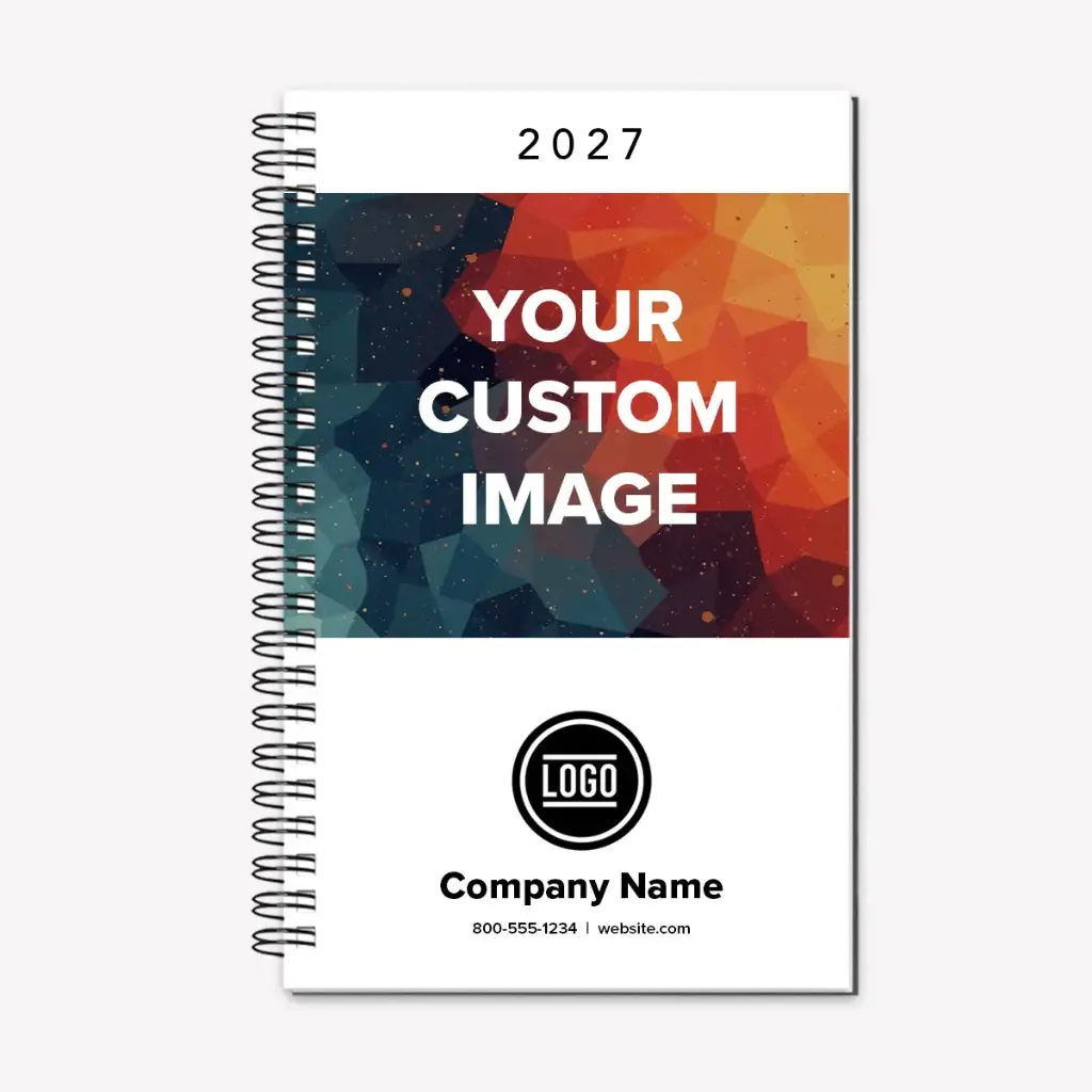 [240-W-CB51] Custom Image Desk Diaries (Weekly)