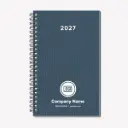 Geometric Slate Blue Custom Diaries