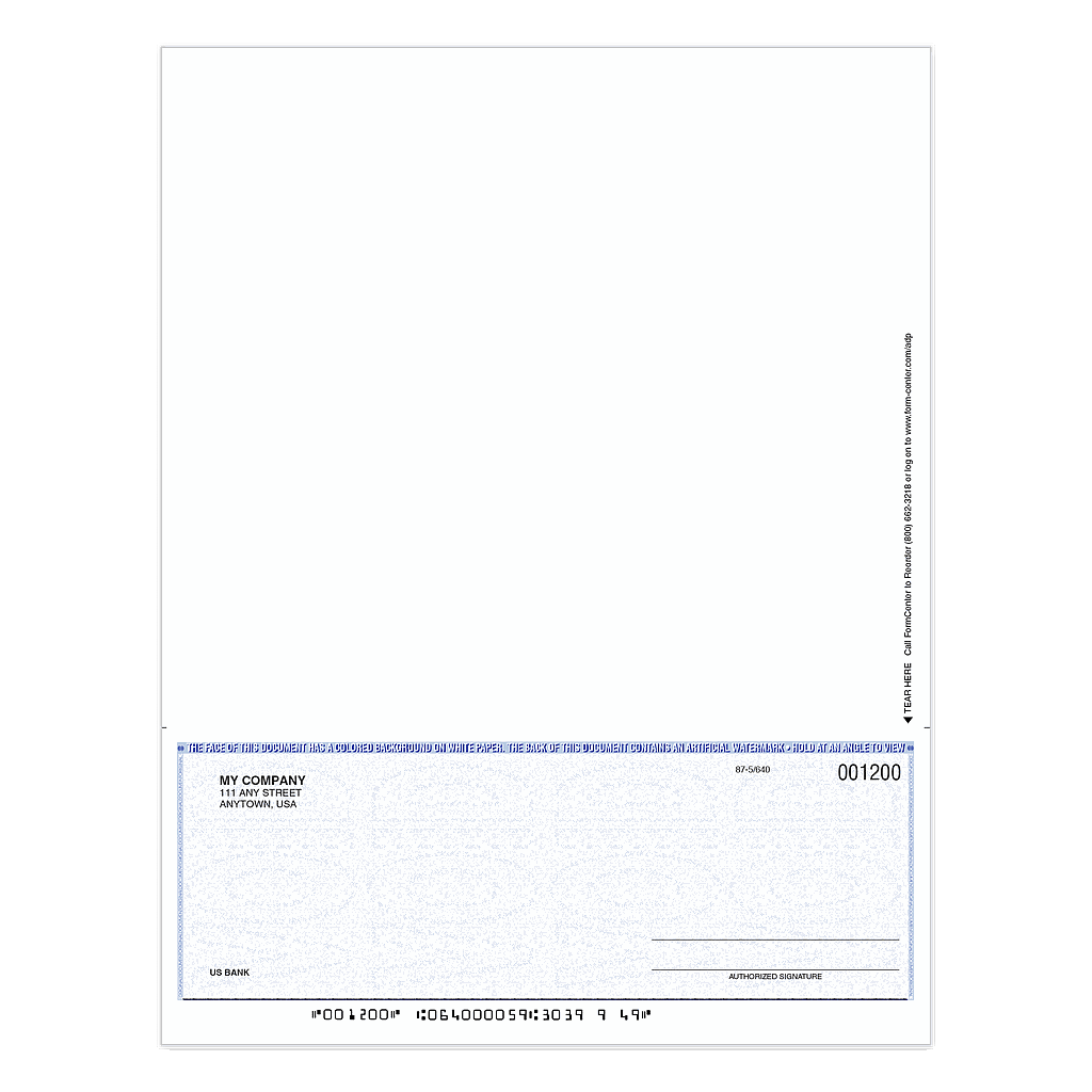 [1006PPL] ADP Payroll Plus Checks (Reflex Blue)