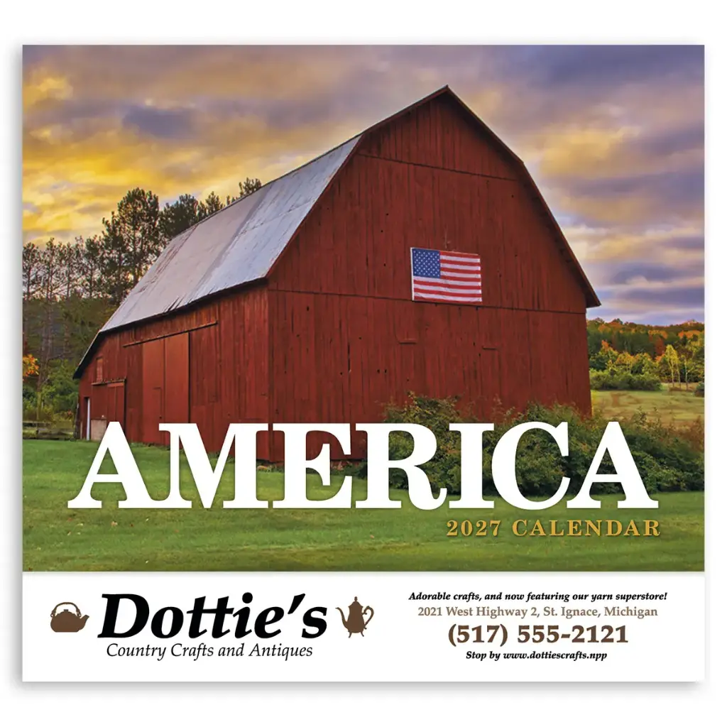 America Appointment Wall Calendar