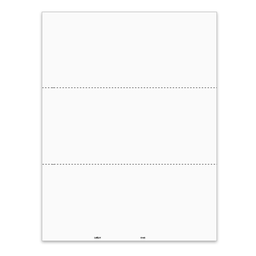 [5145] 3-Up Blank 1099 Laser Tax Form (5145)