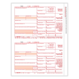 [5120] Tax Form 1099-INT - Copy A Federal (5120)