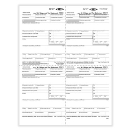 [5216] Tax Form W-2 Version 1A LW - 4up (5216)