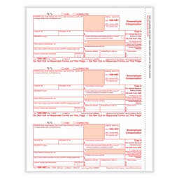 [NEC5110] Tax Form 1099-NEC - Copy A Federal (NEC5110)