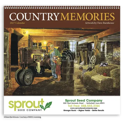 Country Memories Wall Calendar
