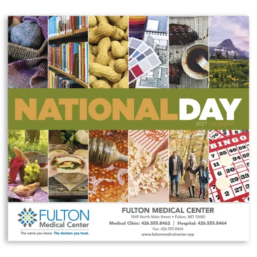 National Day Wall Calendar