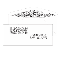 [5001] Gum Seal Double Window Envelopes