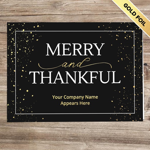 Merry & Thankful Company Holiday Card